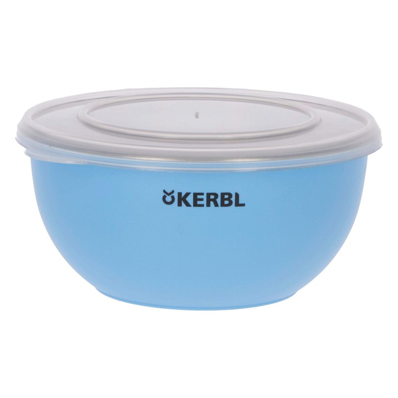Kerbl Maxi-Pet 80528 Stainless Steel Bowl Set with Lid Blue