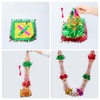 Christmas Ceiling Decorations, 4PCS Foil Garlands Christmas Hanging Decorations, Festive