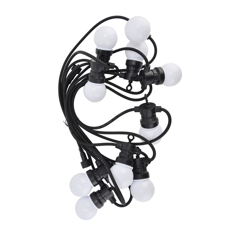 G50 Bulb String Light 5M 10LED White Globe Bulb Decorative