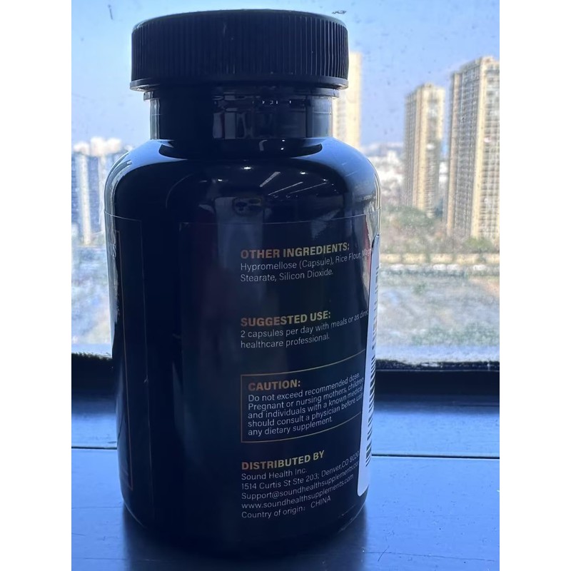 SoundHealth Sea Moss Capsules, Featuring 8000mg Sea Moss, 4000mg Black