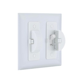 Roxiuc Light Switch Guard - White, 1pc - Child Proof, Dimmer Compatible, Indoor/Outdoor - Decorator Style - Plastic - Painted - Screw-In - Single Pack