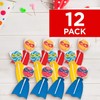 Fun Express Superhero Swirl Pop Suckers (12 individually wrapped lollipops)