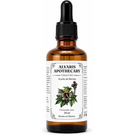 Aceite de Ricino con Vitamina E – Hidratación Profunda y Fortalecimiento, Estimula Crecimiento de Cabello, Cejas, Pestañas y Barba, Fórmula Ligera con Coco Fraccionado, Cuidado Capilar y Facial