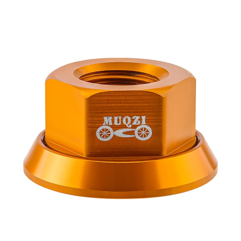 2pcs M10 Bicycle Wheel Hub Axle Nut 7075 Aluminum Bicycle