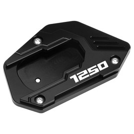 MotHeart Motorcycle Side Stand Magnification for R1250GS 2019-2023 R1250GS Adventure 2019-2024 Motorcycle Parking Aid Pad Side Stand Magnification Plate Accessories (Black)