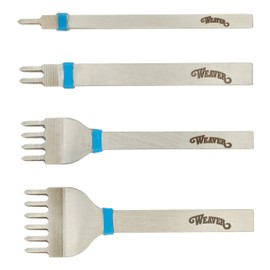 Weaver Leathercraft Supply Diamond Stitching Chisel Set, 5mm, Stainless Steel for Leather Craft DIY (67-7252)