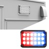 Alpha-Z 6x4 LED Emergency Strobe Light (Red/Blue)