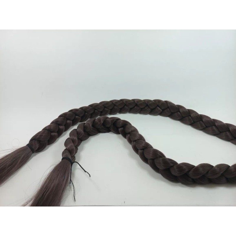 Bootleg Par De Trenzas Cabello Sintético 55 Cm Color Castaño