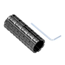 Motorrad Schalthebel Peg Cover, Aluminiumlegierung Schalthebelabdeckung Schalthebel Pedalverlängerung Protektor Vergrößerer für S1000XR K1600 G310R/GS R1250GS F800GT(Schwarz)