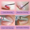 BITNBITH Inverted Tapered Cuticle Nail Drill Bit 3/32" Diamond Professional