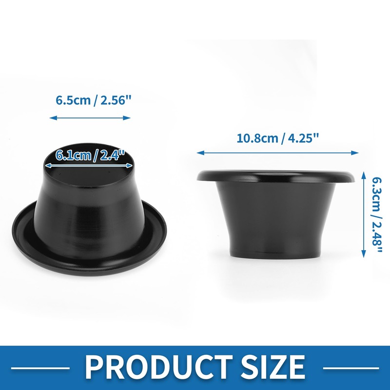 A ABSOPRO Velocity Stack Bellmouth Durable 2.56" ID 4.25" OD