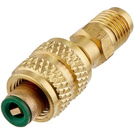 Senville R410A Adapter 5/16" SAE Female to 1/4" SAE Male Vacuum Service Port for Mini Split Air Conditioners