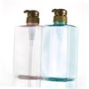 WOONEKY 600ml Foam Pump Bottle Set 2pcs Plastic Shampoo Bottles