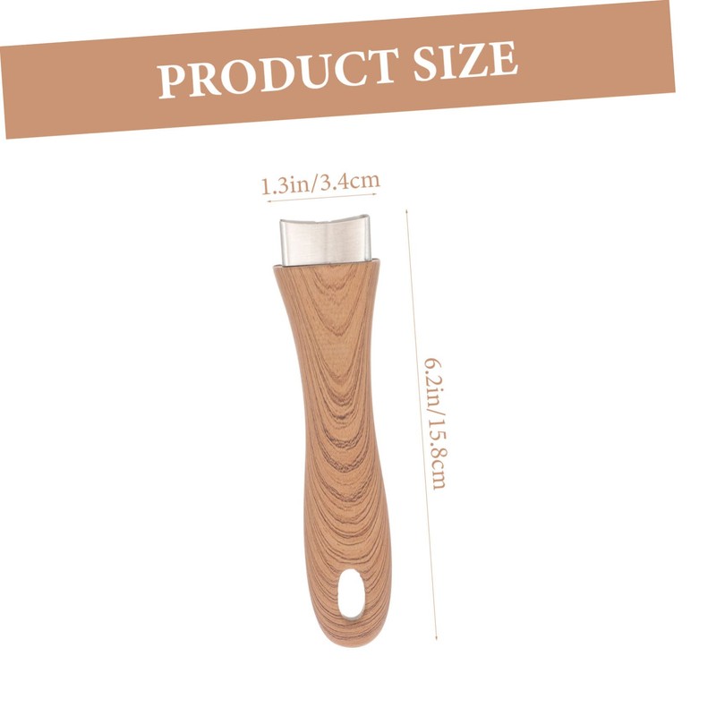 COLLBATH 2pcs Detachable Anti-Scald Pot Handle Replacement Grain Grip for