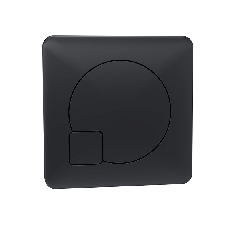 nuie MDPB02 Modern Bathroom Dual Flush Square Push Button for