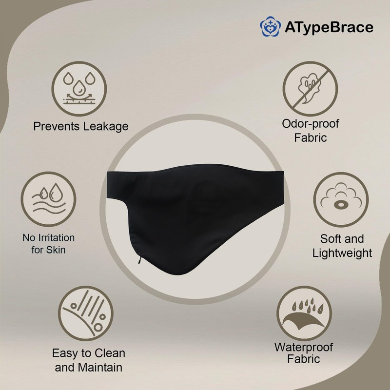 Diagonal Ostomy Belt: Leak - Proof & Odor - Masking