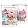 STORi Bella Tall Scrunchie Holder | Stackable Clear Plastic Container