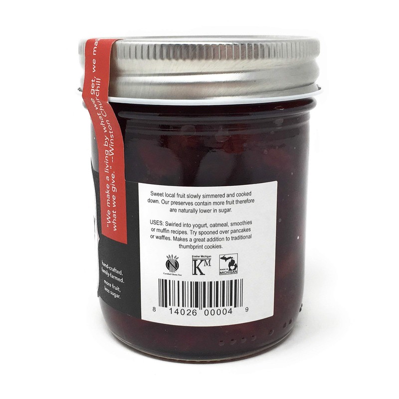 FOOD FOR THOUGHT Organic Tart Cherry Preserves, 9.5 OZ