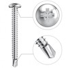 50 PCS Stainless Steel Round Head Drilling Self Tapping Screws