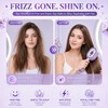 Electric Spray Air Cushion Massage Comb, Self-Clean Hair Detangler Brush