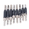 8Pcs Self Centering Hinge Drill Bit Black Hex Shank Hinge