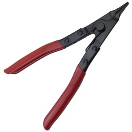 Mounting Pliers / Snap Ring Pliers for Wave Rings with Flat Ends (Circlip Pliers with Chequered Tip for External Securing e.g. on Drive Shaft)