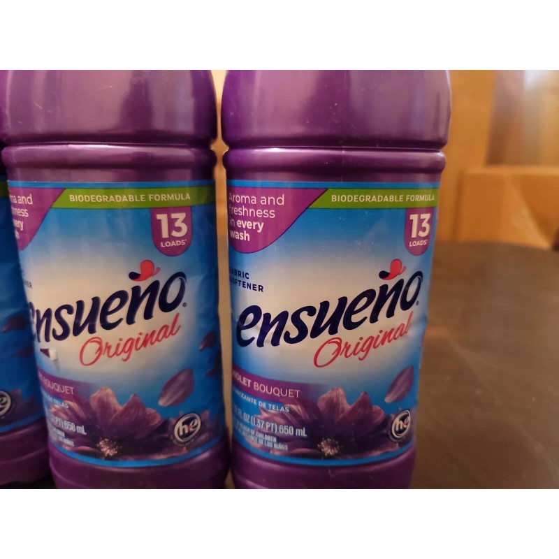 Undisclosed Ensueno Fabric Softener, Violet Bouquet 22 oz bottle LOT