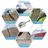 Grappling Hook, Stainless Steel Folding Grappling Hook Rock Climbing Claw