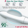 Voroly 10 Pcs Car Door Handle Cup Scratch Protector Transparent