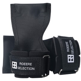 ROEERE Power Grip, Enhanced Performance, Friction Rubber Specification, Training, Bench Press, Anti-Slip (Left and Right Set) (S)