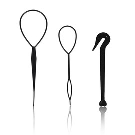 GNHG Pack of 3 Braiding Tools, Tail Twister, French Twister, Quick Braid DIY Twister Holder Hairstyle Aid, Suitable for Women, Girls