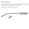 Dental Titanium Suction Tip 3mm Dia. Osung -SN3TI