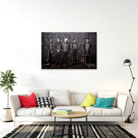 My Chemical Romance - Music Poster (The Guys - The Black Parade) (Size: 36 x 24 inches) (Unframed, Unframed)