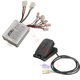 DC 24V 500W Brush Electric Motor Controller + Throttle Pedal Go Kart Scooter ATV