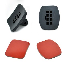 Adhesive Mounts for GoPro Cameras - Curved & Flat Mounts Base with Strong Sticky Pads Mount to Helmet Fits for All GoPro Hero 11/10/9/8