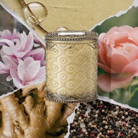 LA JOLIE MUSE Fall Candle | Ginger & White Musk Candles – Ginger, Lemongrass & Musk | 6 oz Soy Candle | Natural Soy Wax | 40 Hours Clean Burn | Gift-Ready for Fall Transitions| Seasonal Home Décor