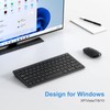 OMOTON Wireless Keyboard, 2.4G USB Keyboard Wireless, Compact and Quiet,