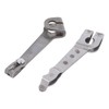Set brake levers front and rear stainless steel S51, S50,