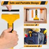 4" Razor Blade Scraper, Scraper Tool with 15pcs Razor Blades,