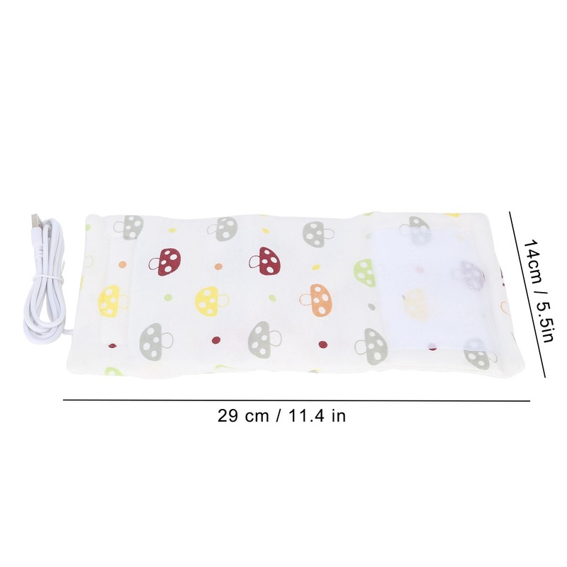 Baby Bottle Warmer Cartoon Portable USB Milk Bottle Heated Insulated