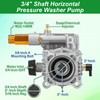 Tool Daily 3/4" Shaft Horizontal Pressure Washer Pump, Replacement Pumps