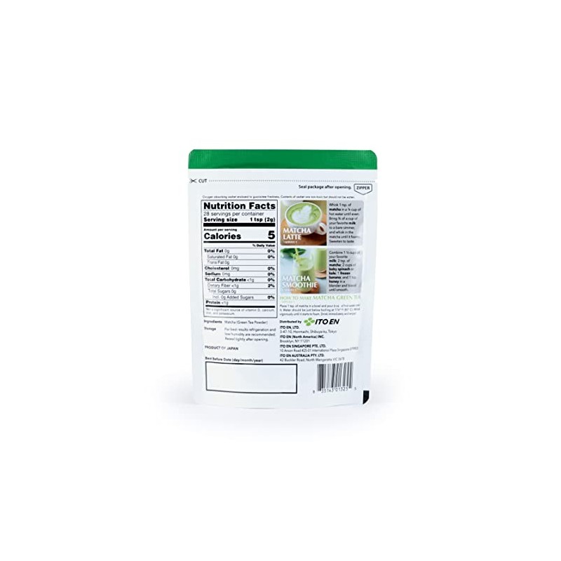 Ito En Unsweetened Japanese Matcha Green Tea Powder - 2