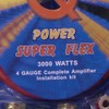 Q Power Super Flex 4-Gauge 3000-Watt Amplifier Car Audio Wiring