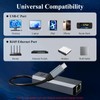 Minthouz USB C to Ethernet Adapter，5G Wired Network Adapter,Aluminum RJ45