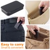 OIIKI 4 PCS Dental Floss Portable Case, Metal Sliding Dental