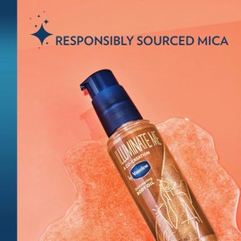 Vaseline. Illuminate Me Body Butter Whipped 24H Piel Melanina 11 oz + Illuminate Me Shimmering Body Oil Piel Melanina 3.3 oz