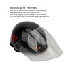 Motorcycle Helmet Stylish Adjustable Lightweight Rain Proof Rugged Electric Vehicle