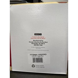 SKILCRAFT 5567917 Top Tab Classification Folder Dark Red