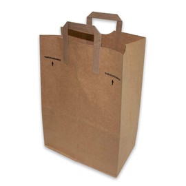 Duro Bag 1/6th Handle Up Dubl Life Sack 70# Recycled Kraft FSC (50 ct.)