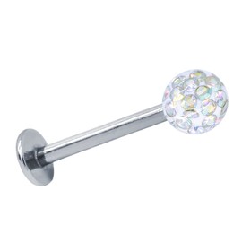 SoulCats Labret Tragus Monroe Lip Piercing, Stainless Steel